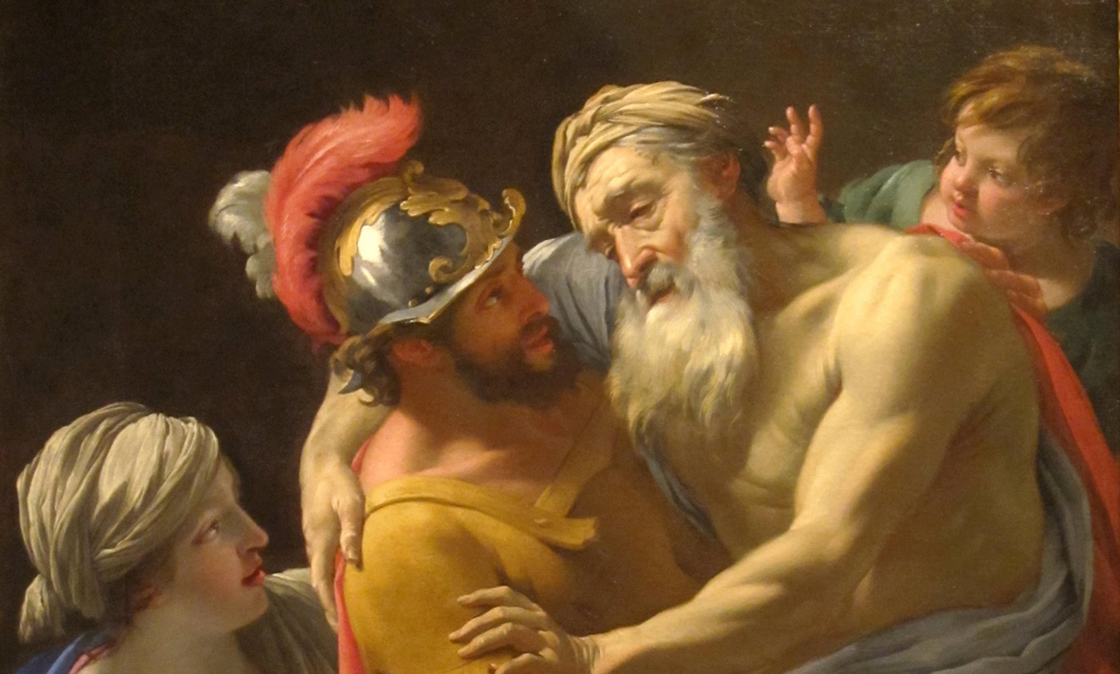 <p><em>Aeneas and his Father Fleeing Troy</em> by Simon Vouet c 1635. <em>San Diego Museum of Art/Wikipedia</em></p>
