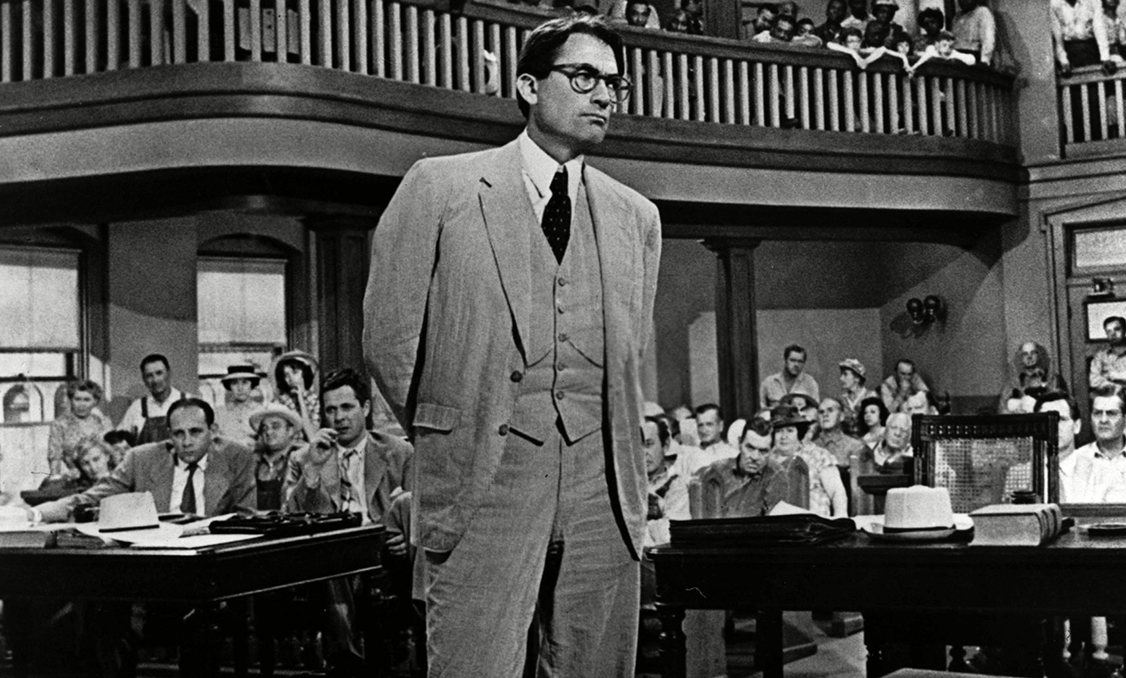 <p>Gregory Peck as Atticus Finch in To Kill A Mockingbird. <em>Photo by Rexfeatures</em></p>