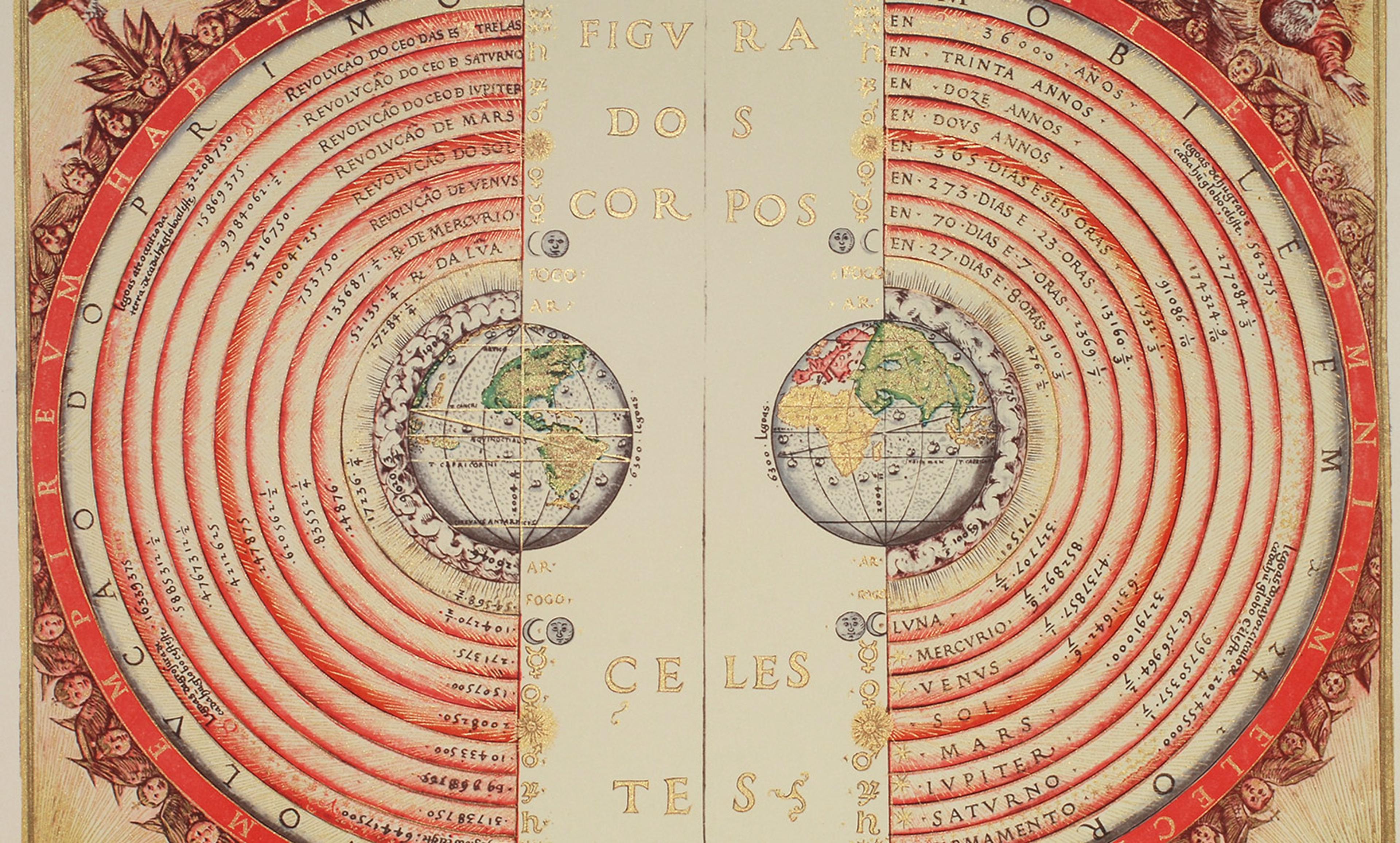 <p>The Ptolemaic Geocentric system. <em>Photo courtesy Wikimedia</em></p>