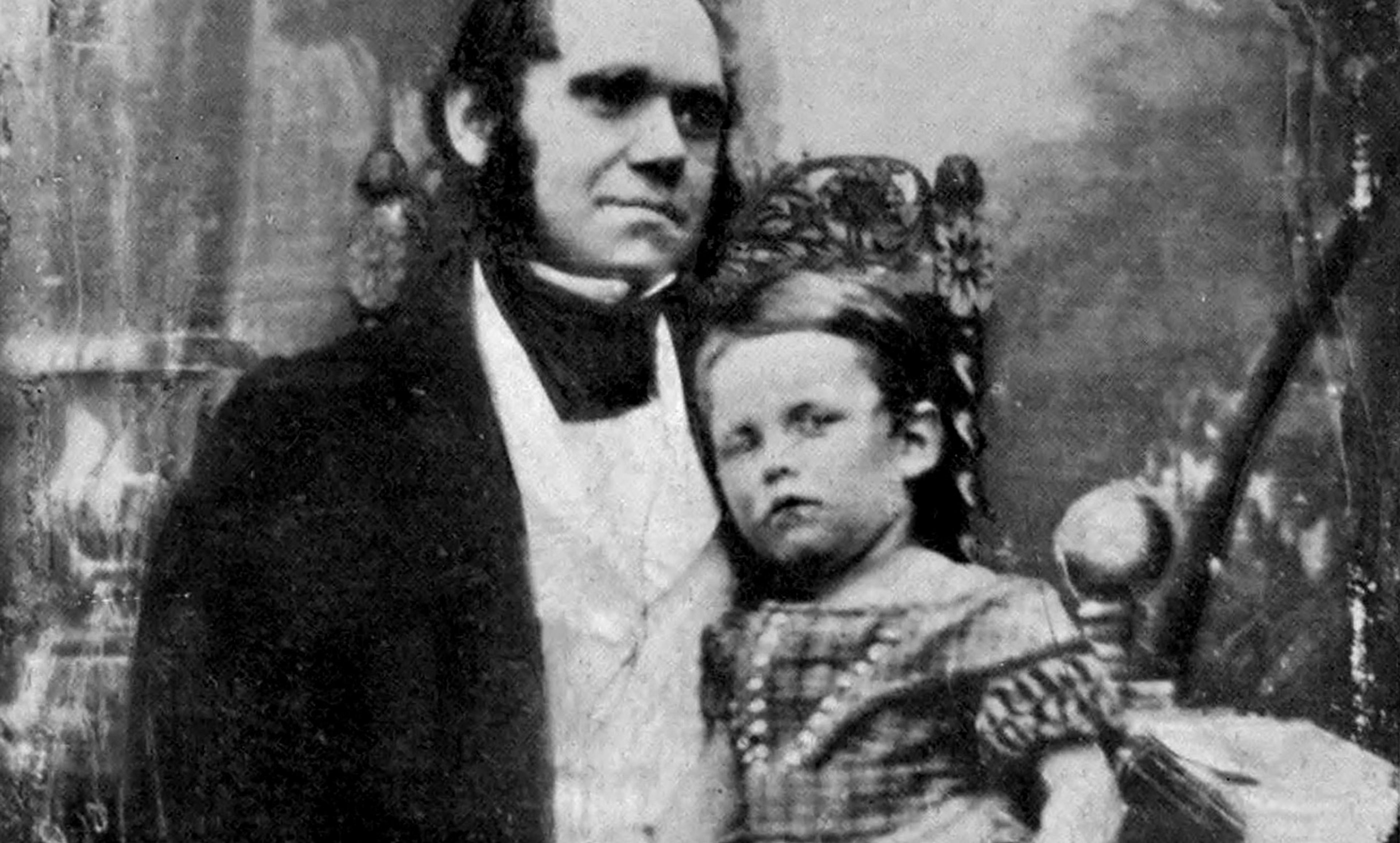 <p>Daguerrotype of Charles Darwin with his eldest son William in 1842. <em>Photo courtesy Cambridge University Library/Wikipedia</em></p>