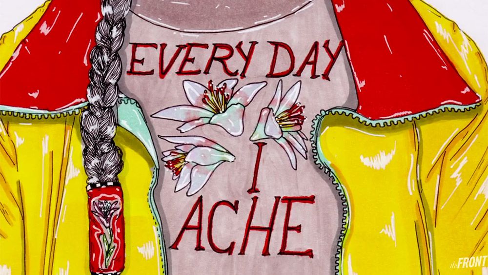 An intimate, very visual exploration of the harrowing cycle of