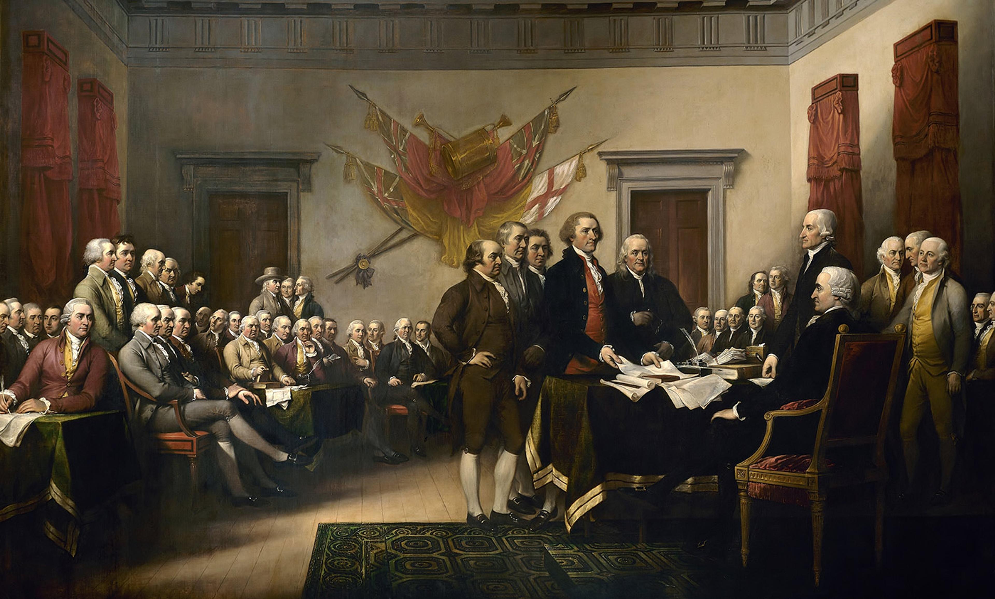 <p><em>The Declaration of Independence</em> by John Trumbull, 1819. <em>Courtesy Wikimedia</em></p>