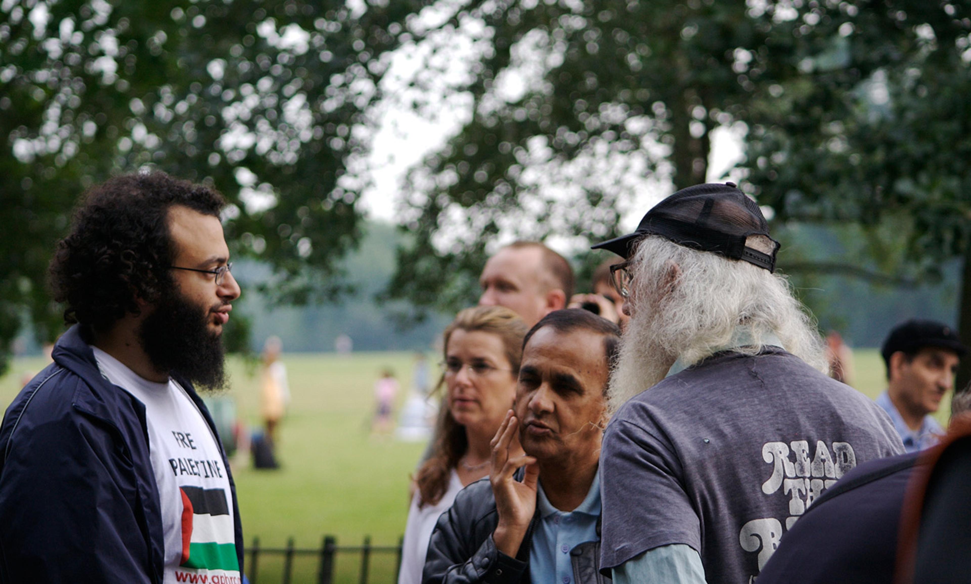 <p>Speakers’ Corner, Hyde Park, London. <em>Photo by Adam Hopkinson/Flickr</em></p>