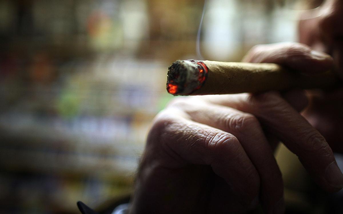 Where a man can smoke and relax and prank his buddies