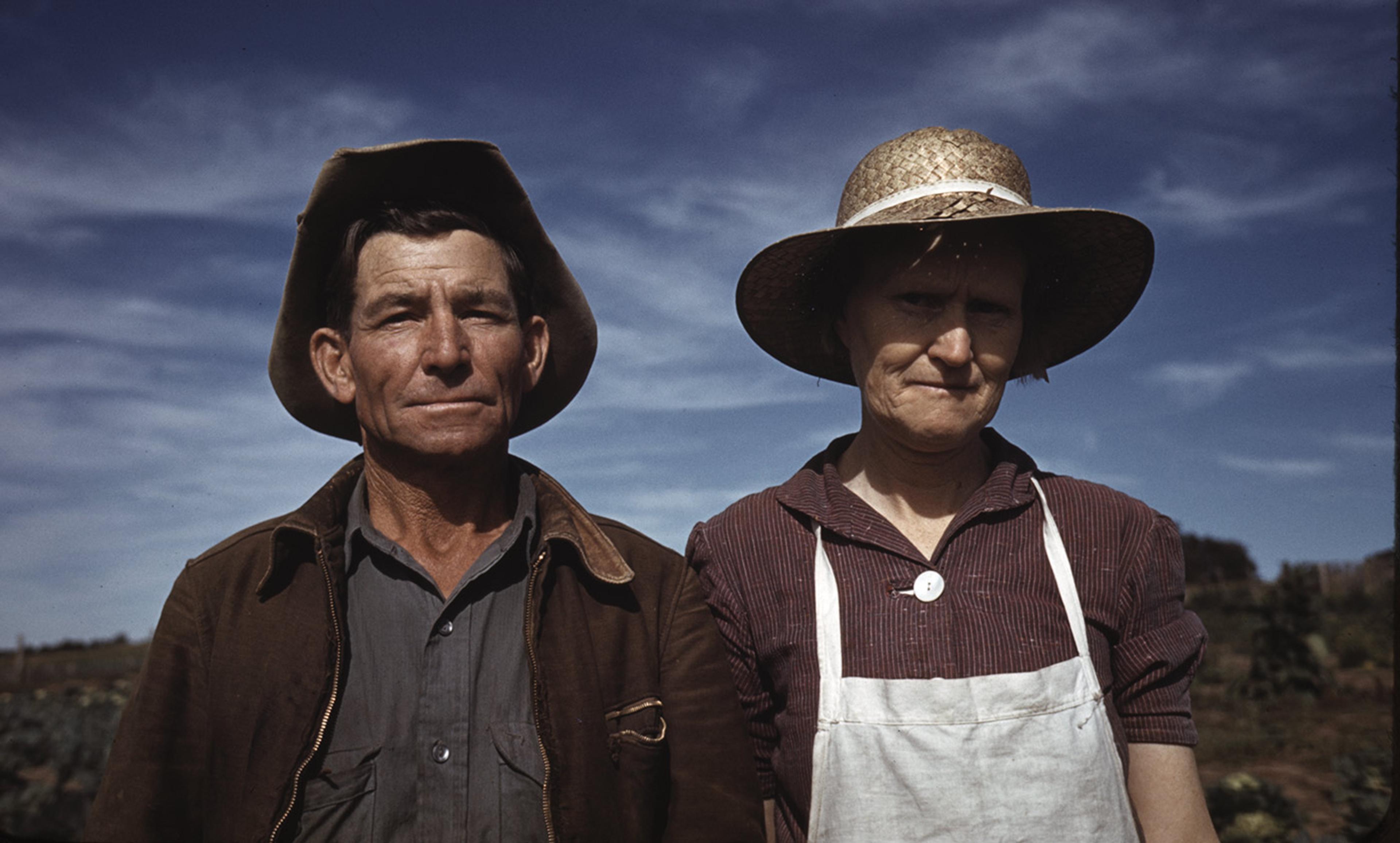 <p>Jim Norris and wife, homesteaders in Pie Town, New Mexico, October 1940. <em>Photo by Russell Lee/Library of Congress</em></p>