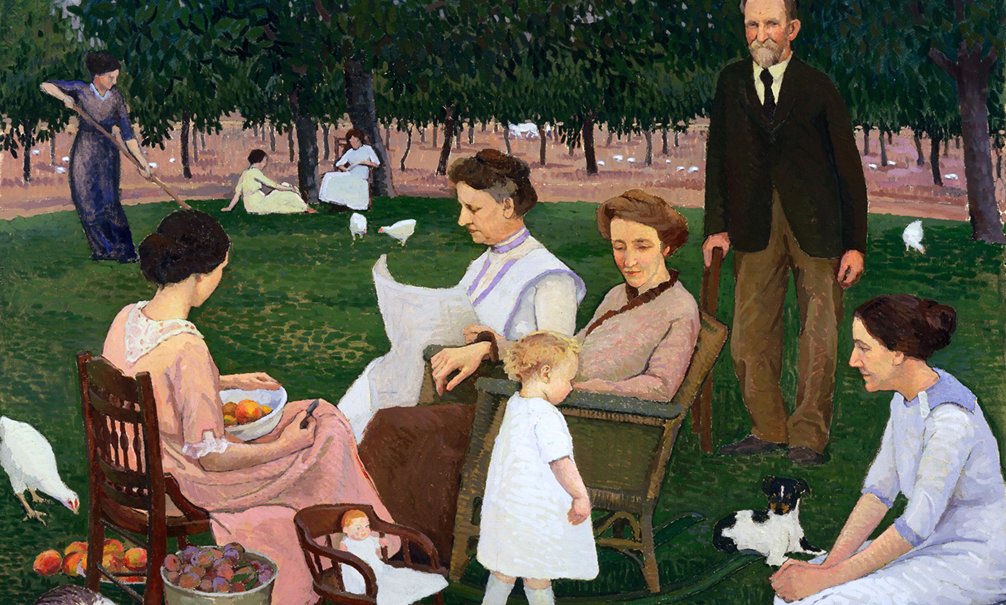 <p><em>The Orchardist and his Family</em> by Henry Varnum Poor/Freeparking/flickr</p>