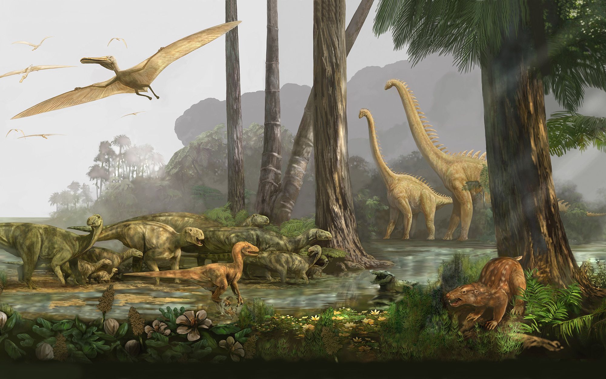 Scientists say dinosaurs were already disappearing before giant