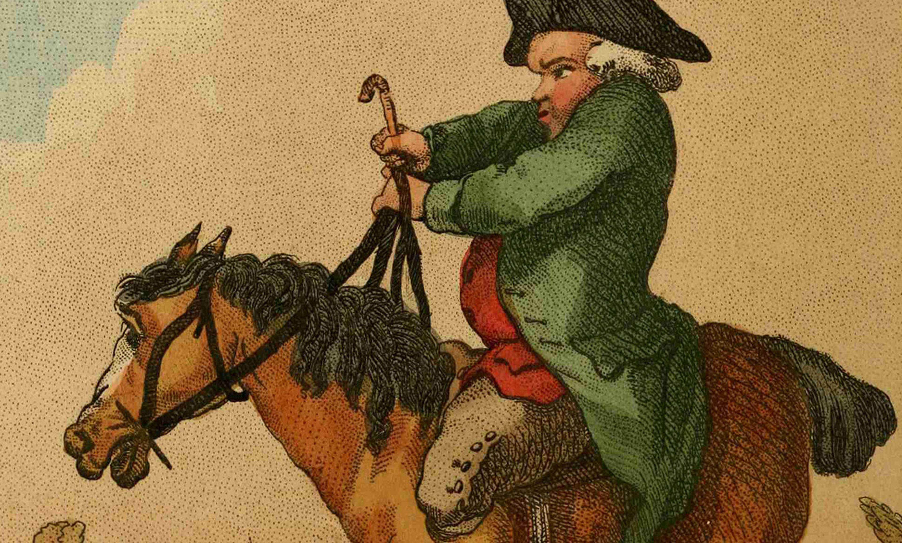 <p>From <em>The Annals of Horsemanship</em> (1791) by Geoffrey Gambado, Esq. <em>Photo courtesy Wikipedia</em></p>