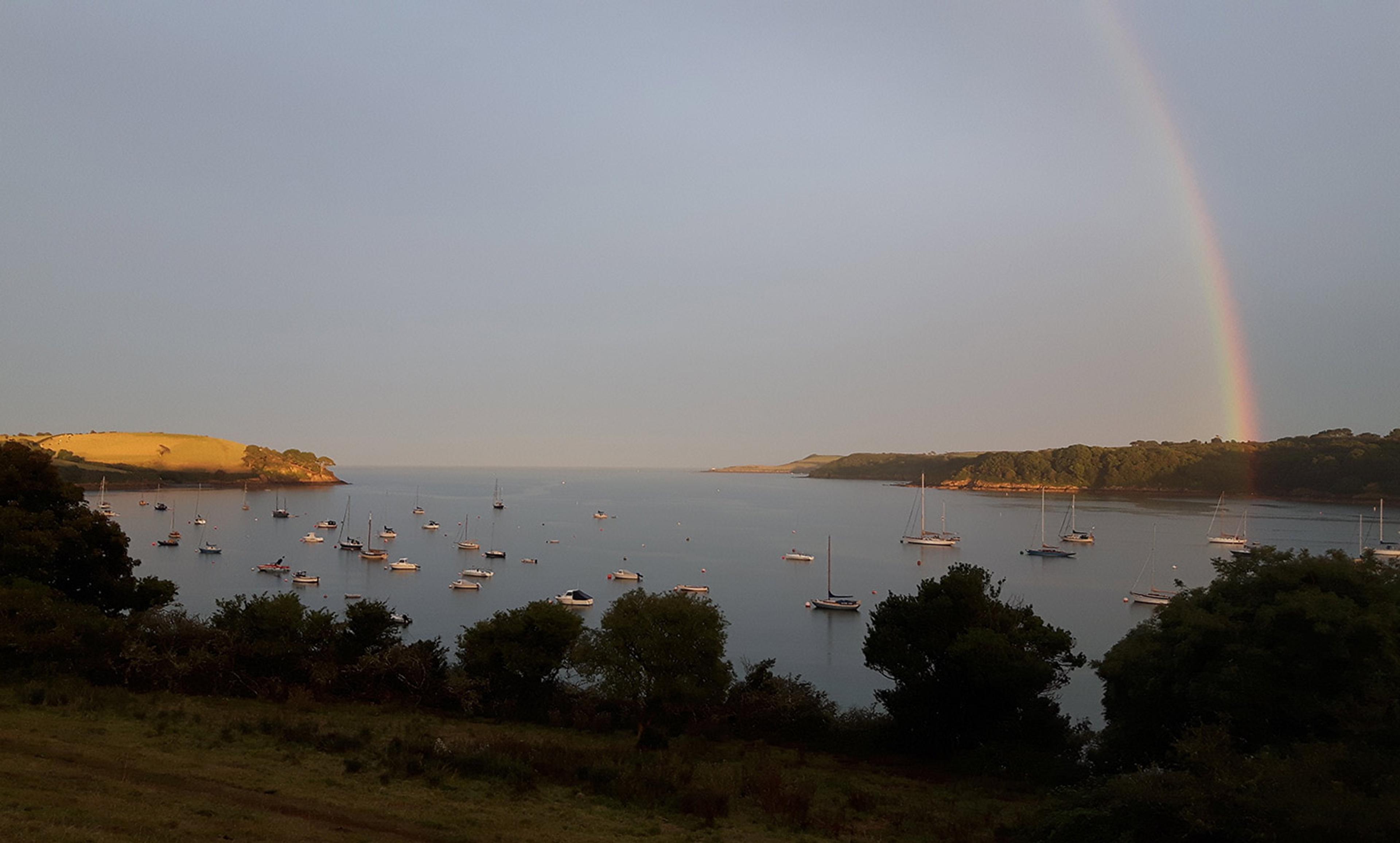 <p>Rainbow over the Helford estuary, Cornwall, England. <em>All photos courtesy Susanna Butterworth</em></p>