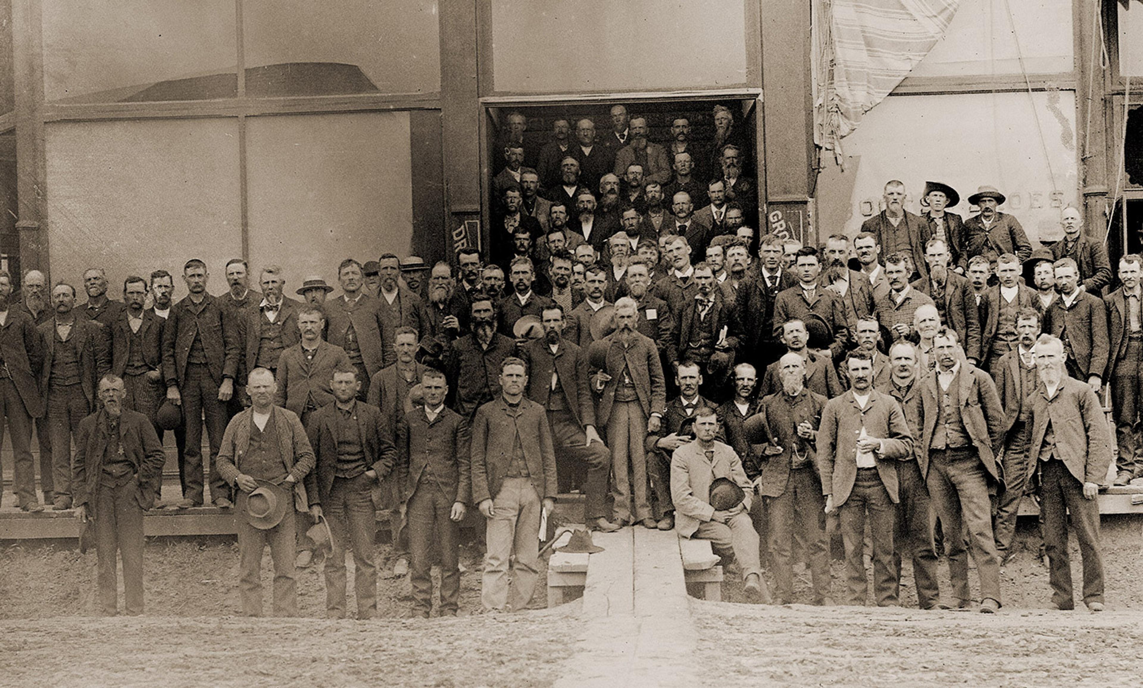 <p>People’s Party candidate nominating convention held at Columbus, Nebraska, 15 July 1890. <em>Courtesy Wikipedia</em></p>