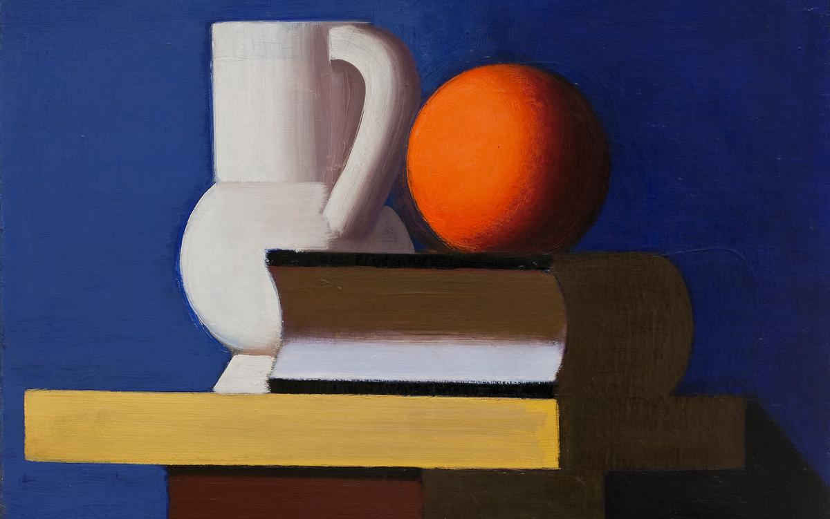 Still Life with White Jar, Orange and Book (1932-33) by Vilhelm Lundstrøm. Courtesy the National Gallery of Denmark, Copenhagen Still Life with White