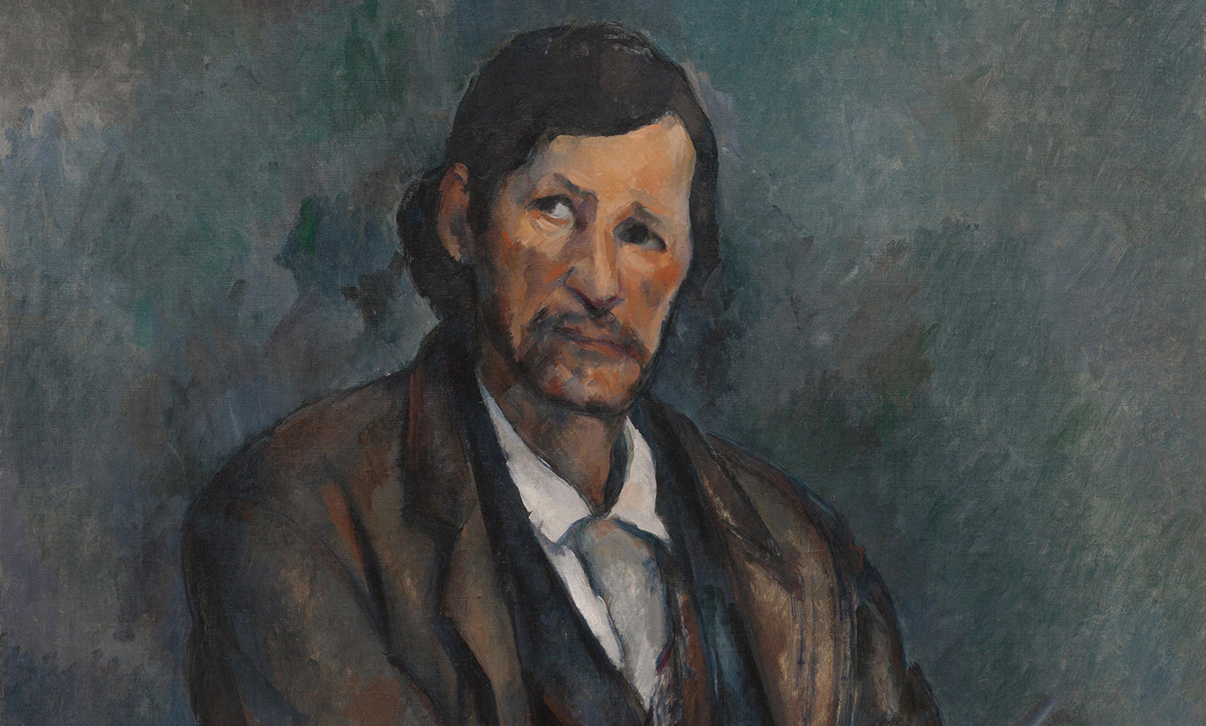 <p>Detail from <em>Man with Crossed Arms</em> (1899), by Paul Cézanne. <em>Courtesy the Guggenheim Museum/Wikipedia</em></p>