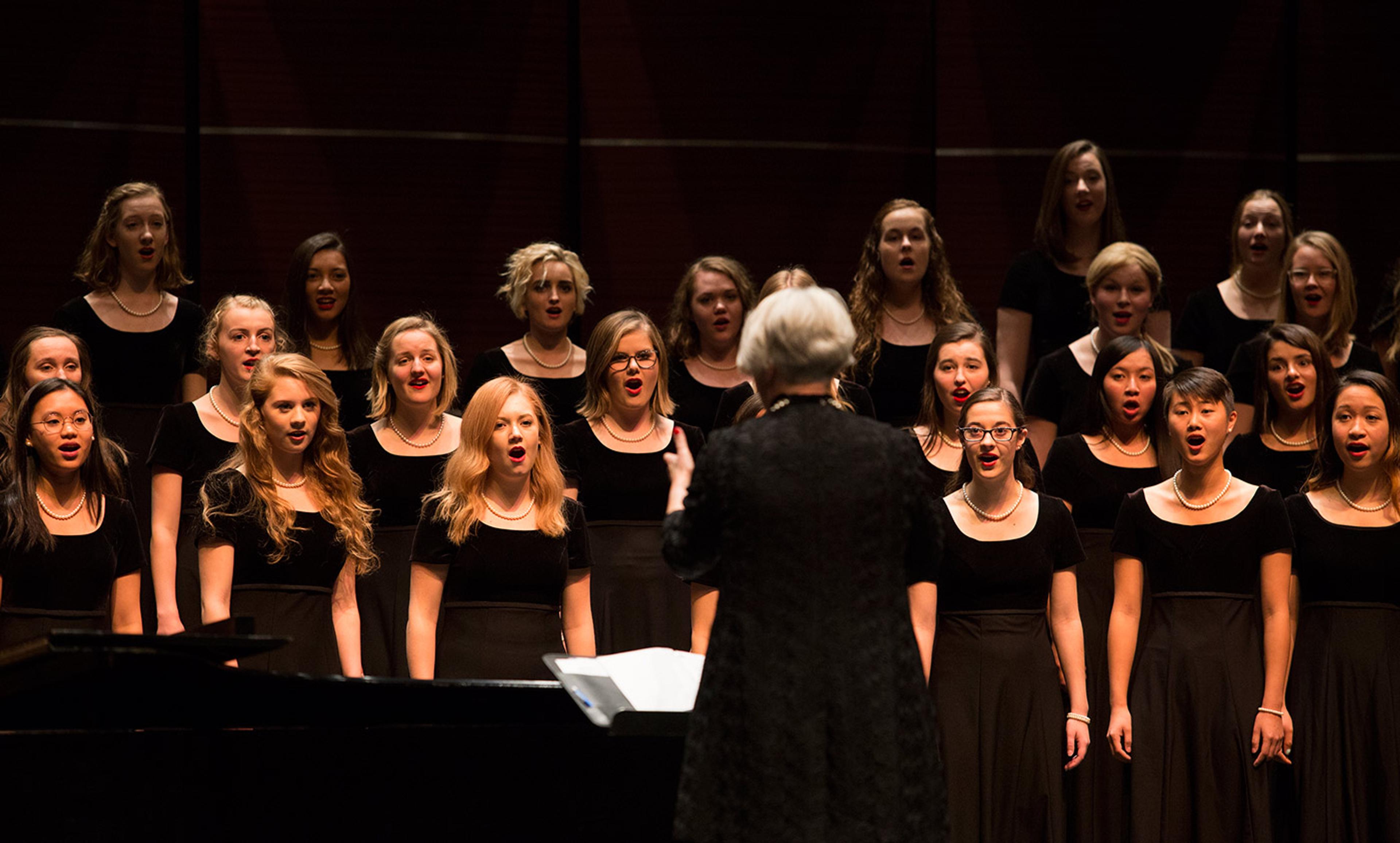 <p>At the Illinois American Choral Directors Association conference. <em>Photo by CoD Newsroom/Flickr</em></p>