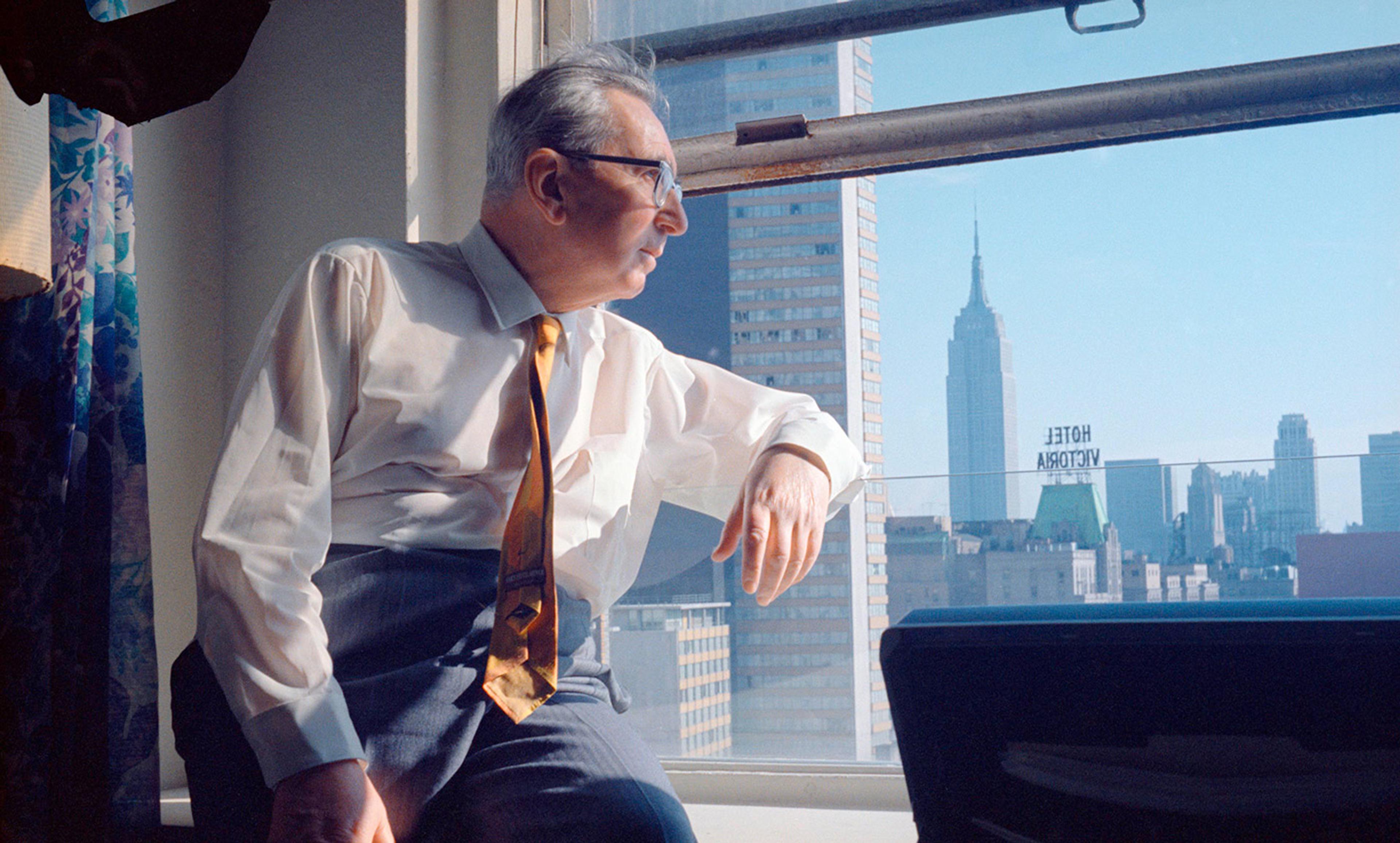 <p>Viktor Frankl in New York, 1968. <em>Photo by Imago/Getty</em></p>