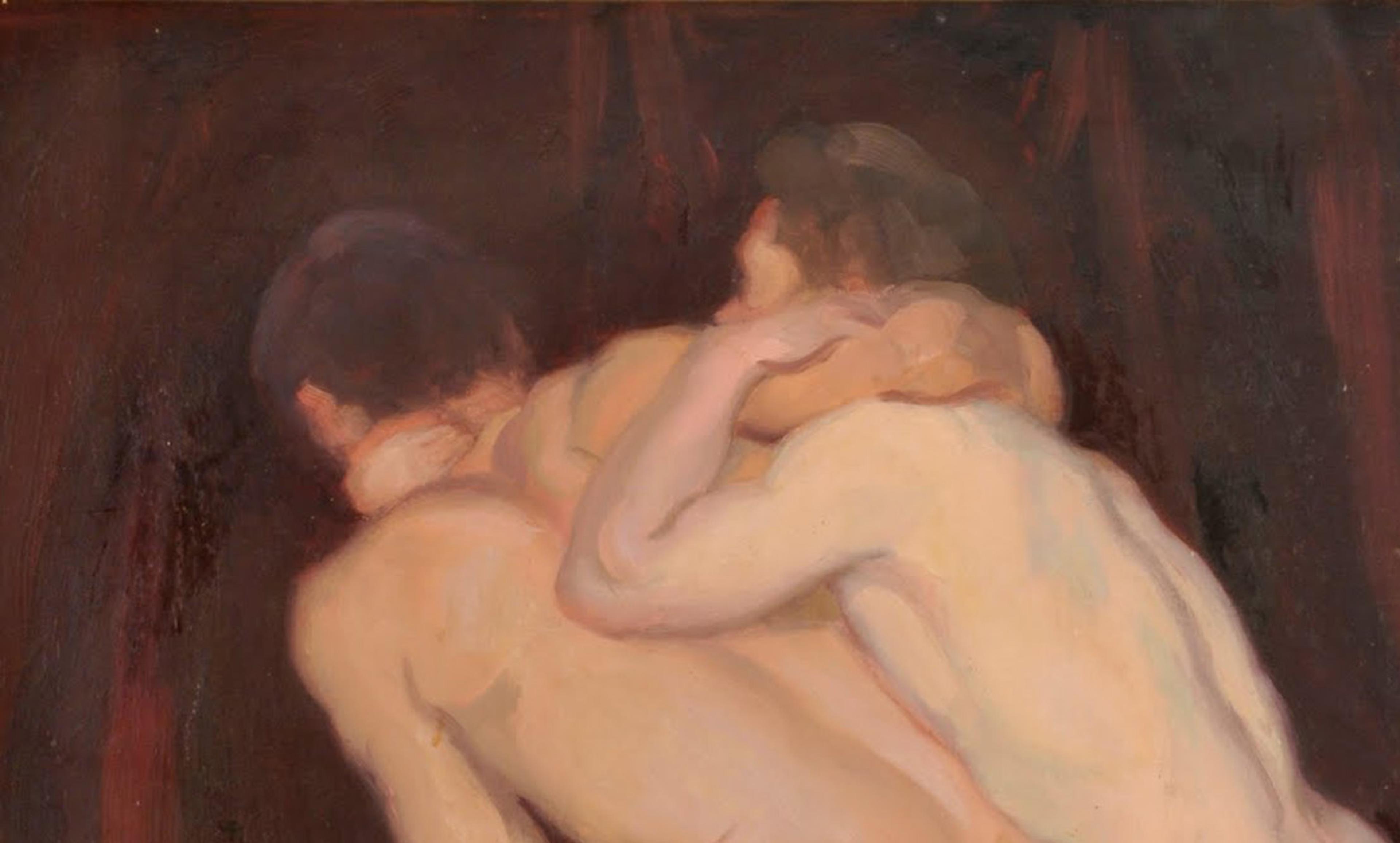 <p><em>Wrestlers</em> (detail) by Károly Ferenczy (1912). <em>Courtesy Wikimedia</em></p>