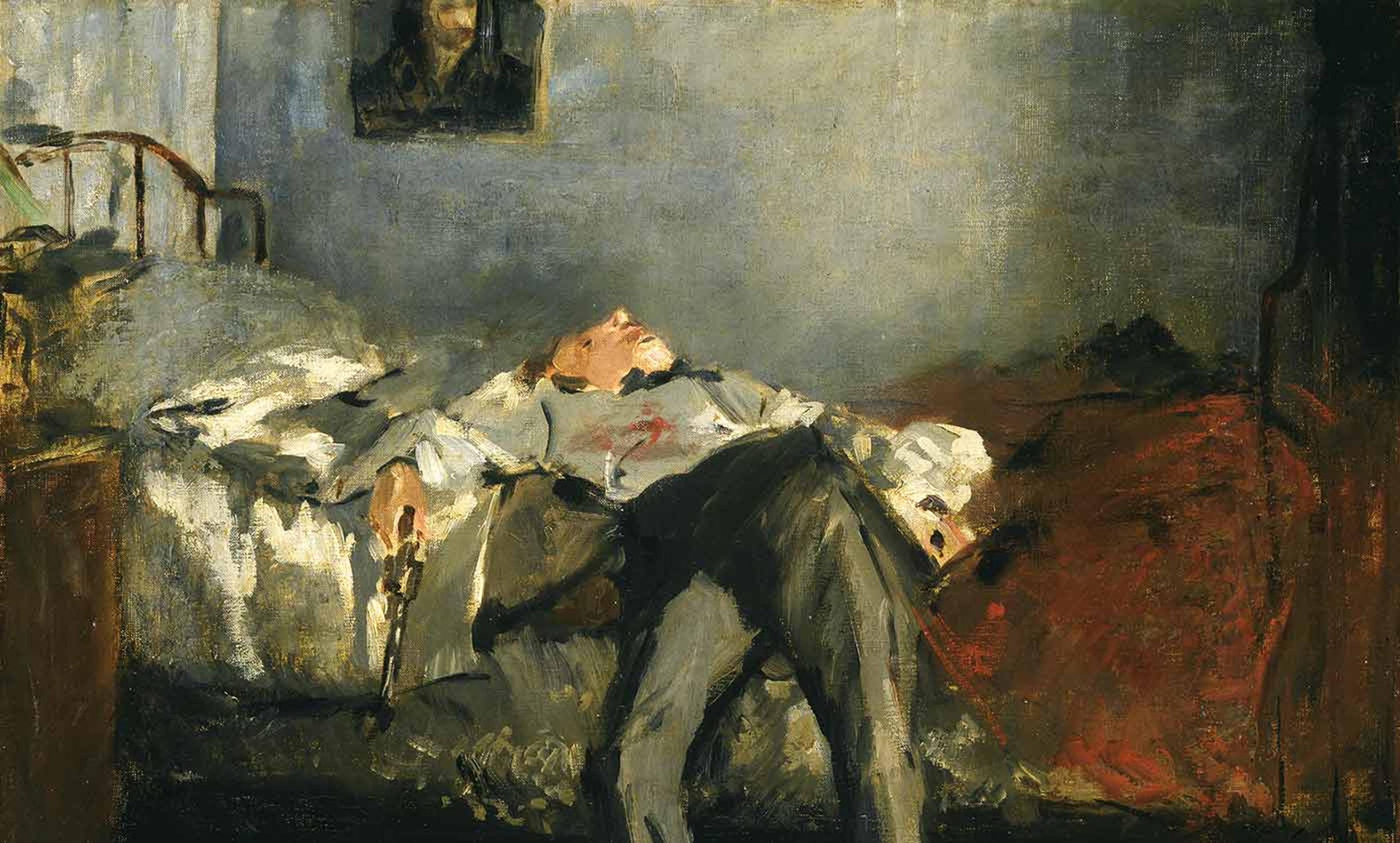 <p>Detail of <em>The Suicide</em> (<em>c</em>1877), by Edouard Manet. <em>Courtesy of the </em><a href="https://www.buehrle.ch/en/" target="_blank" rel="noreferrer noopener"><em>Emil Bührle Collection</em></a><em>/Zurich</em></p>