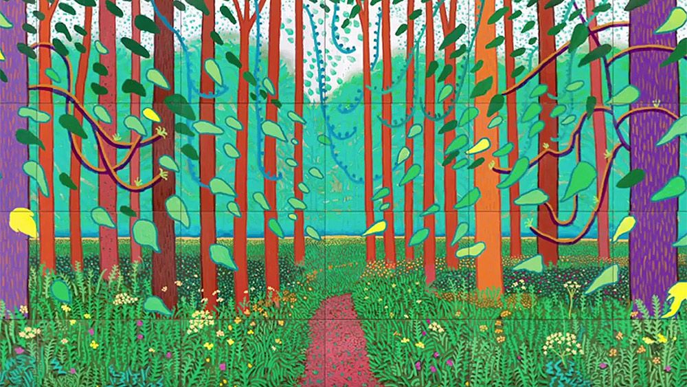 How a focus on the present moment has given David Hockney many