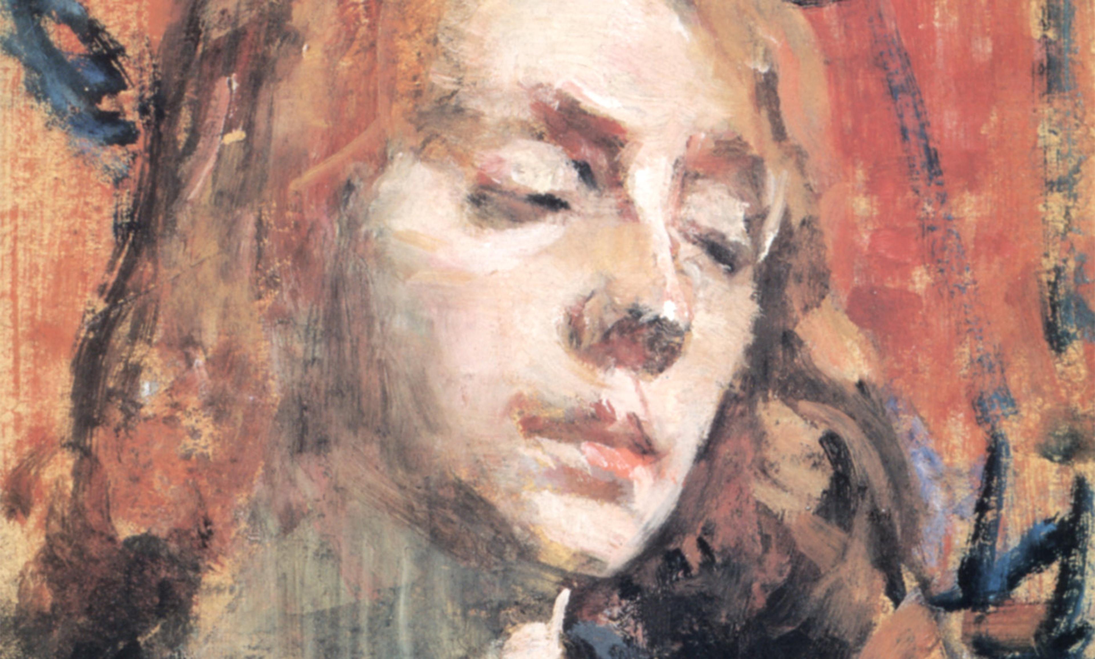 <p>Detail from <em>The Sad Girl</em> (1923) by Sarah Purser. <em>Courtesy the National Gallery of Ireland/Wikimedia</em></p>