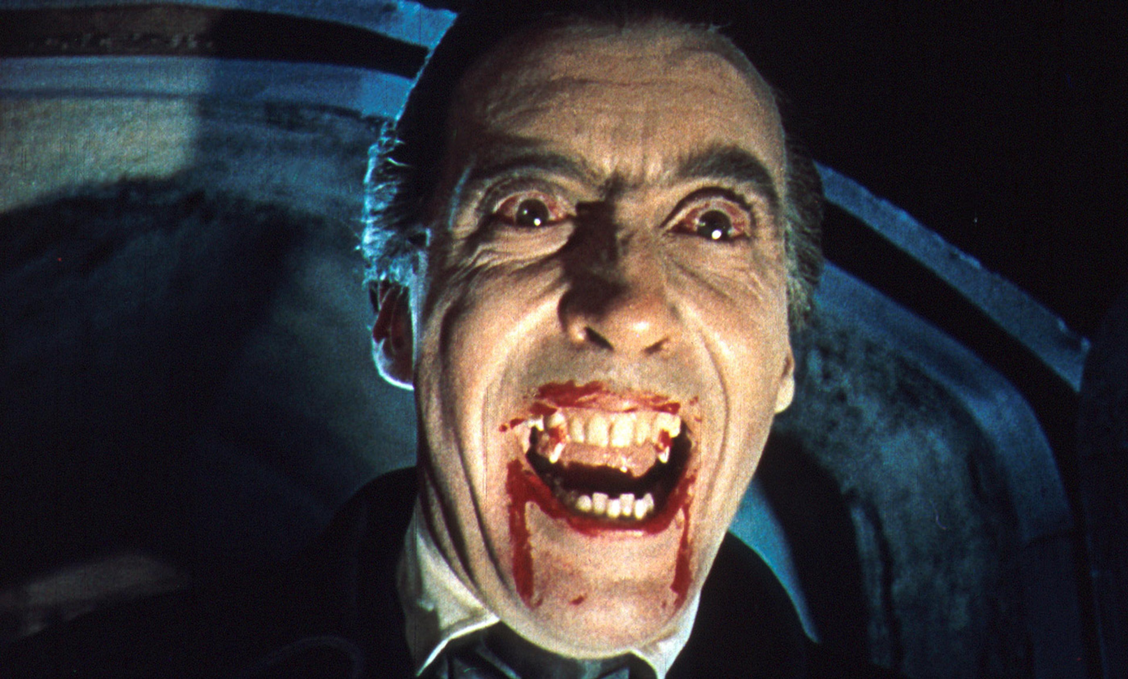 <p>Christopher Lee in <em>Dracula</em> (1958). <em>Photo by Rex Features</em></p>