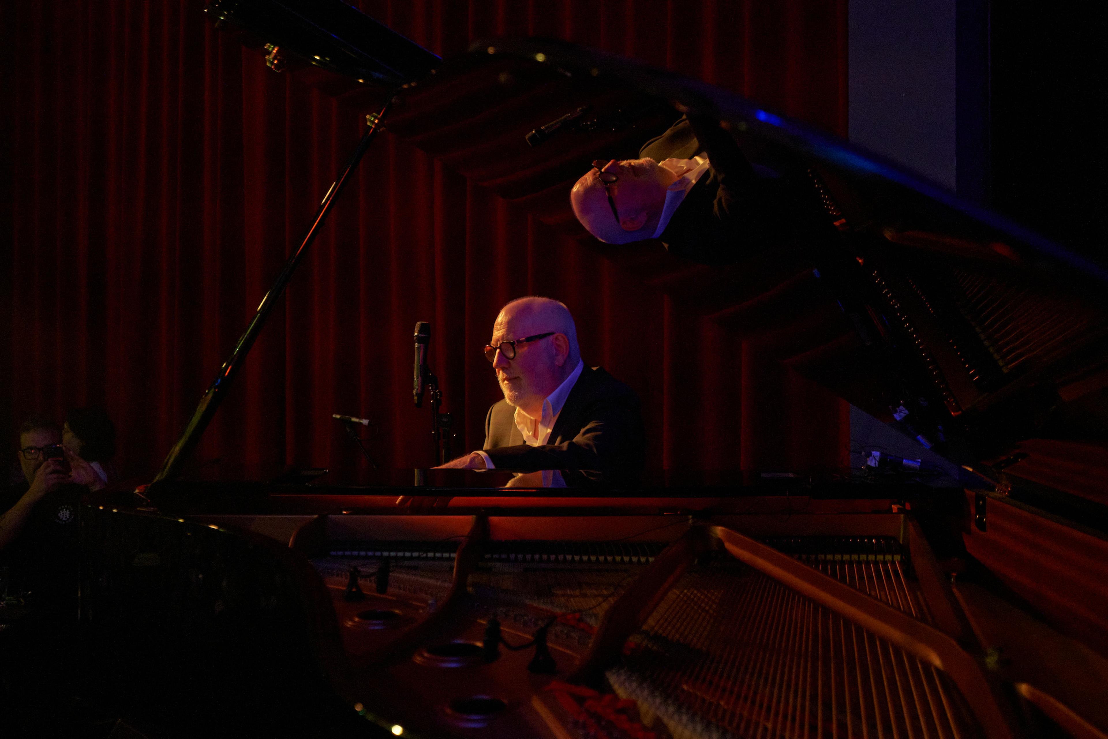 Paul Grabowsky performing on the piano