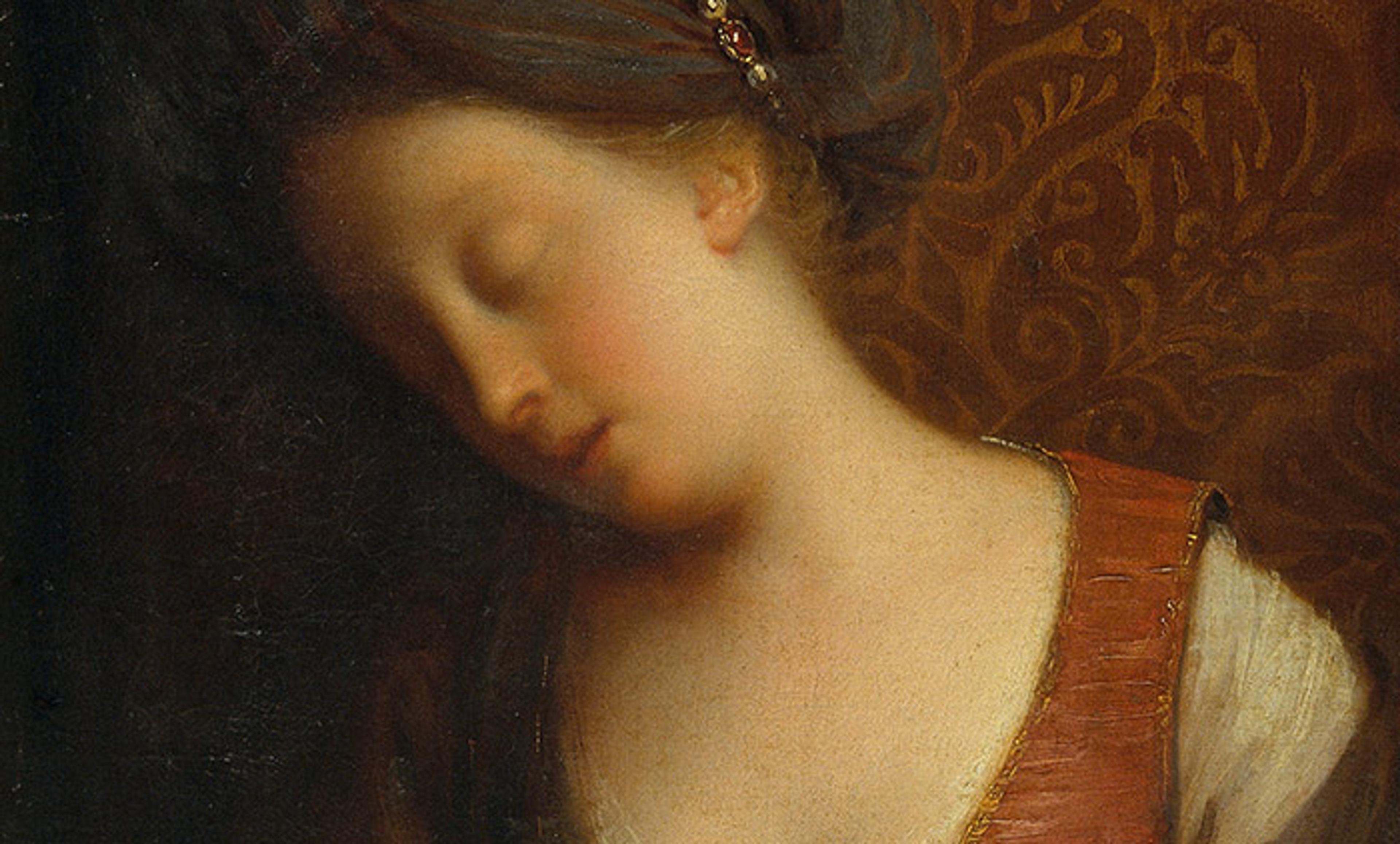 <p><em>Young Woman Sleeping </em> by Jean-Baptiste Santerre, Museu Nacional d’Art de Catalunya. <em>Courtesy Wikipedia</em></p>