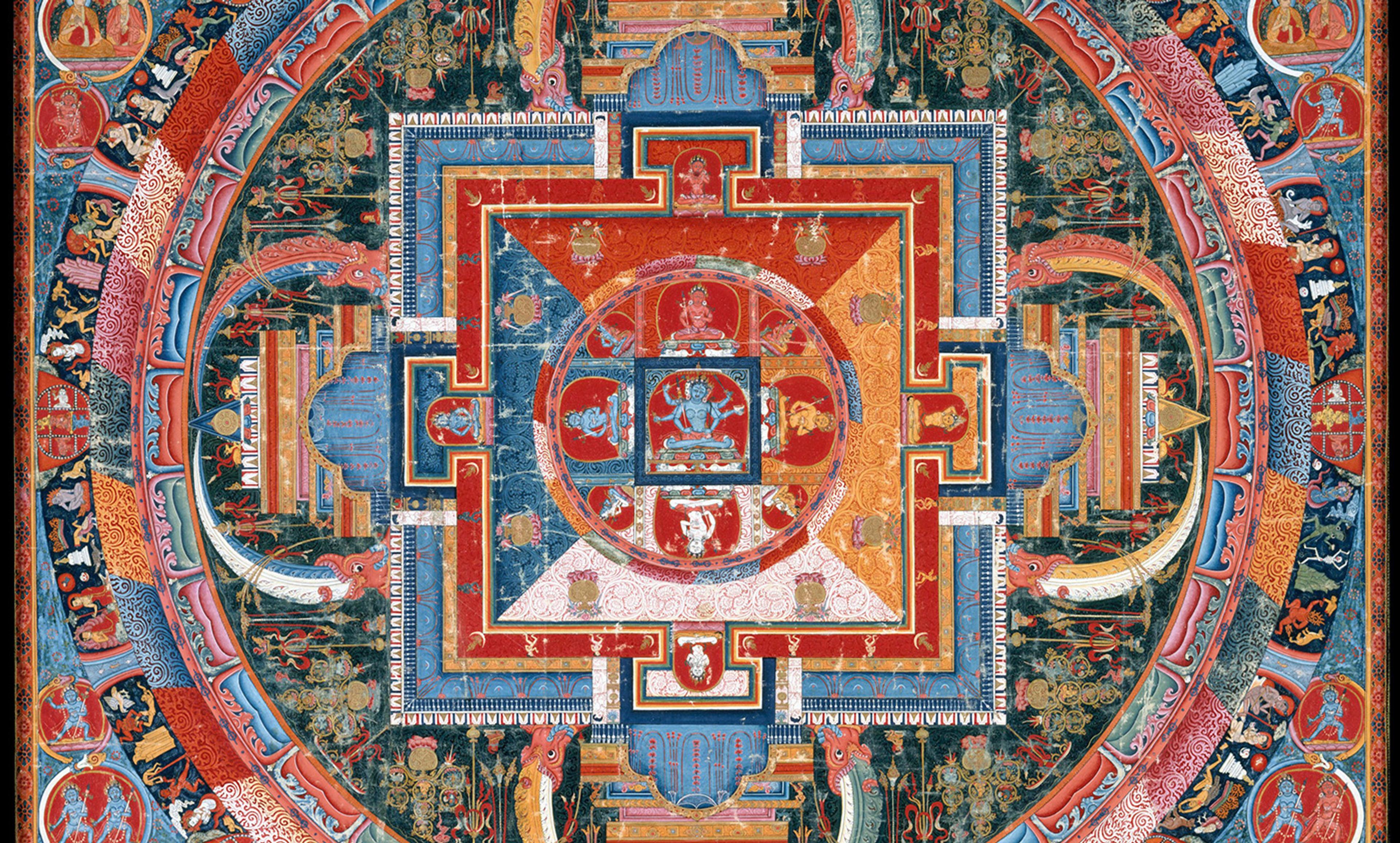 <p>Detail from the Mandala of Jnanadakini, 14th century, Tibet. <em>Courtesy the Metropolitan Museum of Art, New York</em></p>